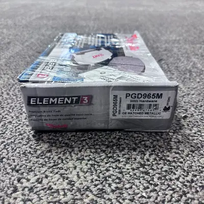 Raybestos PGD965M Element3 Front Brake Pads w/Hardware - Thumbnail 2