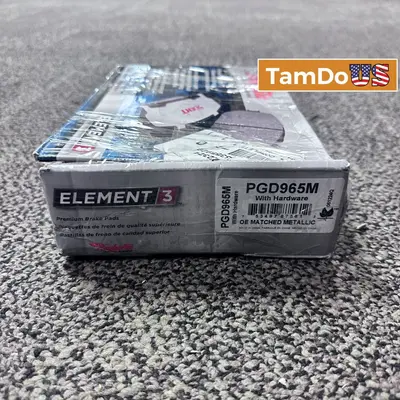 Raybestos PGD965M Element3 Front Brake Pads w/Hardware - Thumbnail 1