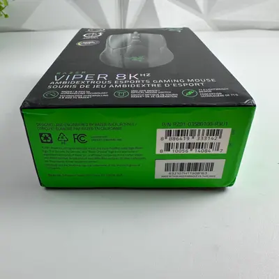 Razer Viper 8KHz Ambidextrous Gaming Mouse 20K DPI 8000Hz Chroma RGB Wired - Thumbnail 7