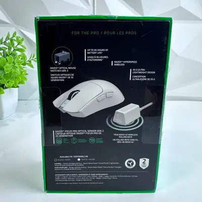 Razer Viper V3 Pro White Edition Ultralight Wireless Esports Gaming Mouse 8000Hz - Thumbnail 2
