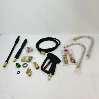 Realyou Airbrush Spares Kit Nozzle Cleaner, Teflon Tape, 5 Spray Tips, 2 Adapters - Thumbnail 9