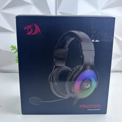 Redragon Pandora Gaming Headset RGB Wired Over-Ear Headphones - Thumbnail 2