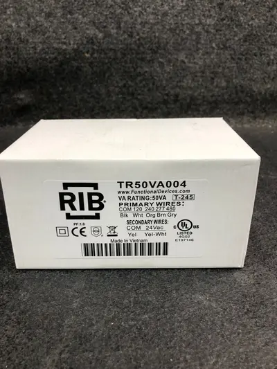 RIB Tr50va004 Transformer 50VA 480/277/240/120 Pri, 24VAC Sec - Thumbnail 2