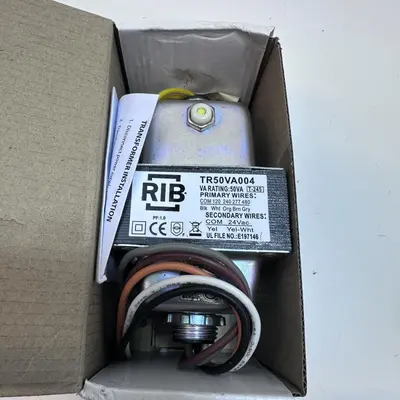 RIB Tr50va004 Transformer 50VA 480/277/240/120 Pri, 24VAC Sec - Thumbnail 5