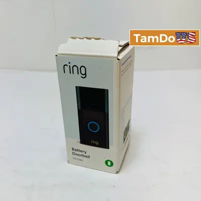Ring Battery Doorbell HD Video Smart Doorbell, Satin Nickel - Thumbnail 1