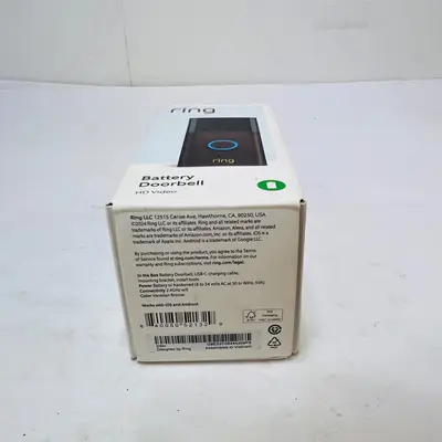 Ring Battery Doorbell HD Video Smart Doorbell, Satin Nickel - Thumbnail 5