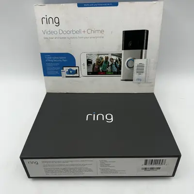 Ring Video Doorbell 1st Gen + Chime Wi-Fi Bundle Satin Nickel - Thumbnail 4