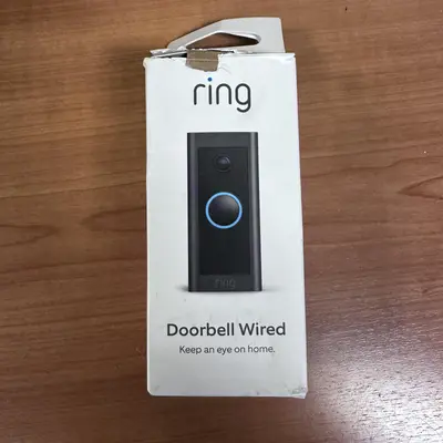 Ring Video Doorbell Wired 1080p HD Security Camera, Night Vision, Smart Alerts - Thumbnail 1