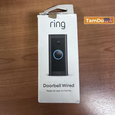 Ring Video Doorbell Wired 1080p HD Security Camera, Night Vision, Smart Alerts - Thumbnail 4