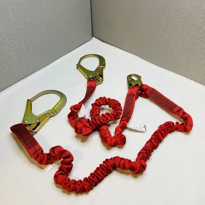 Ritz Safety Y-Leg Shock Absorbing Lanyard – Elasticated Fall Protection - Thumbnail 4