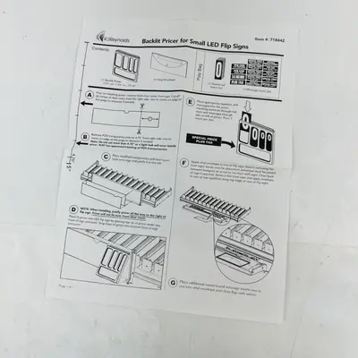 RJ Reynolds Backlit Pricer for Small LED Flip Signs Display Item 718442 - Thumbnail 3