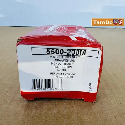 Robertshaw 5500-200M Infinite Switch Control 240V 15A - New - Real photo at TamDo.us