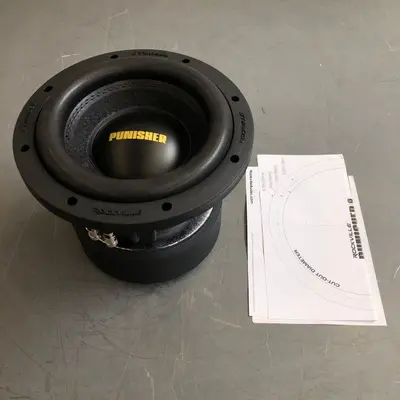 Rockville Punisher 8D1 8" 3000w Peak/750w RMS Competition Car Audio Subwoofer - New Open Box - Real photo at TamDo.us