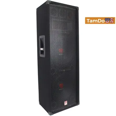 ROCKVILLE RSG12.28 Dual 12” 2000 Watt Passive Pro Audio Speaker - New Open Box - Real photo at TamDo.us