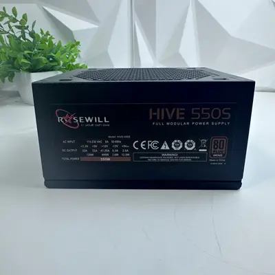 Rosewill HIVE 550S 550W Full Modular Power Supply 80 PLUS Bronze PSU HIVE-550S - Thumbnail 5