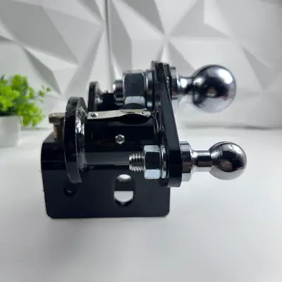 Round Bar Weight Distribution Hitch Head w/ 2-5/16" Ball 14,000 LBS Sway Ball - Thumbnail 2
