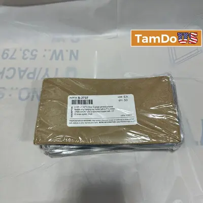S-2737 Vinyl Hanging Tag Holder 4⅛×7¾, 50-Pack - New - Real photo at TamDo.us