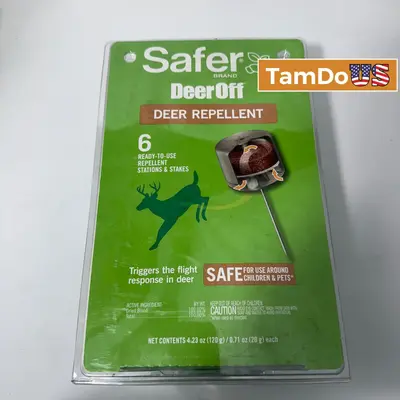 Safer Brand Deer Off Weatherproof Deer Repellent Stations 6 Pack Model 5962 - Thumbnail 1