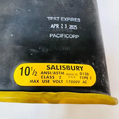 Salisbury Class 2 Electrical Rubber Gloves 10.5" 17kV ANSI ASTM Type I - Thumbnail 4