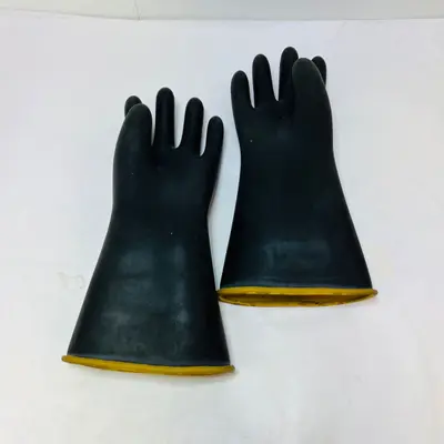 Salisbury Class 2 Electrical Rubber Gloves Size 11 17kV ANSI ASTM Type I - Thumbnail 3