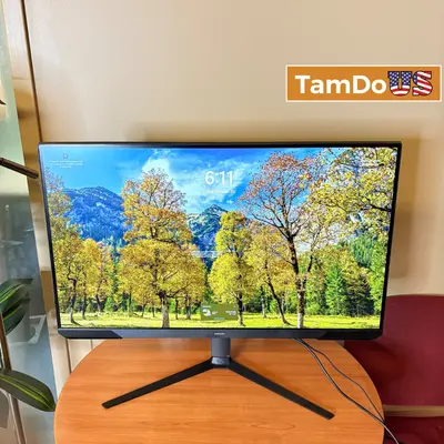 Samsung $329 32" Odyssey G51F QHD 180Hz 1ms AMD FreeSync Gaming Monitor HDR10 - Thumbnail 1
