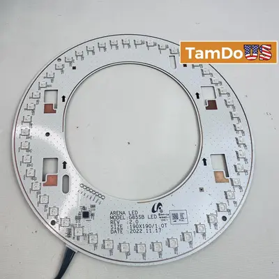 Samsung Arena LED G85SB Light Ring Board Rev 2.0 190x190mm BN49G934SN OEM - Thumbnail 1