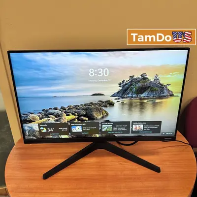 Samsung F24T350FHN 24" FHD IPS Monitor 75Hz HDMI Slim Bezel - Thumbnail 1
