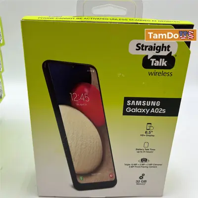 Samsung Galaxy A02s, 32GB, Straight Talk Wireless - Thumbnail 1