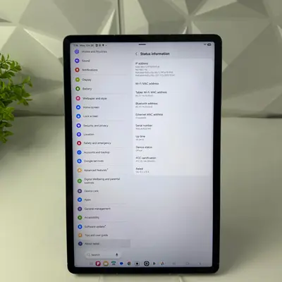 Samsung Galaxy Tab S10 FE+ Plus (SM-X620, Wi-Fi) 12.4" 128GB Gray Android Tablet - Thumbnail 7