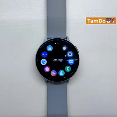 Samsung Galaxy Watch Active2 SM-R820 (GPS, 44mm) Aluminum Case with Sport Band - Excellent - Real photo at TamDo.us