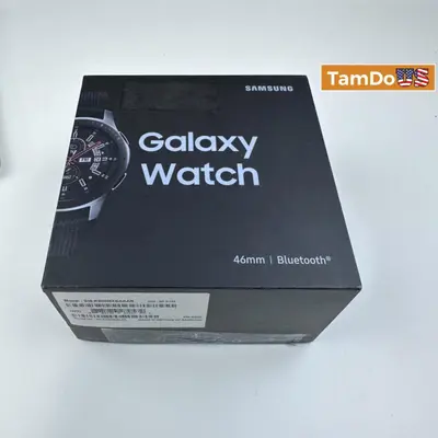 Samsung Galaxy Watch SM-R800 AMOLED Smartwatch 46mm Stainless Steel - Good - Real photo at TamDo.us