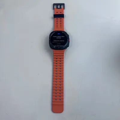Samsung Galaxy Watch Ultra (47mm, LTE, SM-L705U) Gray Titanium Orange Band - Thumbnail 6