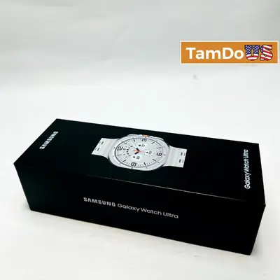 Samsung Galaxy Watch Ultra Titanium Smartwatch 47mm LTE Titanium White (2025) - Excellent - Real photo at TamDo.us