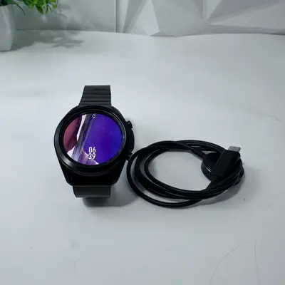 Samsung Galaxy Watch3 SM-R840 (45mm, GPS) Titanium Case Black Metal Link Band - Thumbnail 2