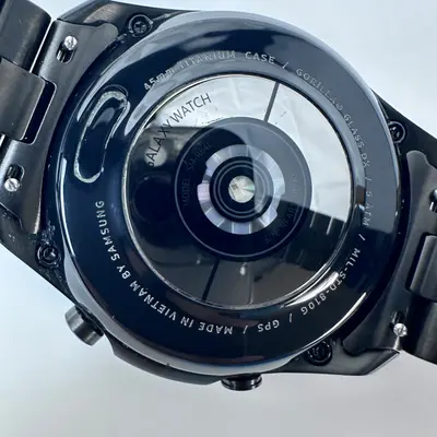 Samsung Galaxy Watch3 SM-R840 (45mm, GPS) Titanium Case Black Metal Link Band - Thumbnail 7
