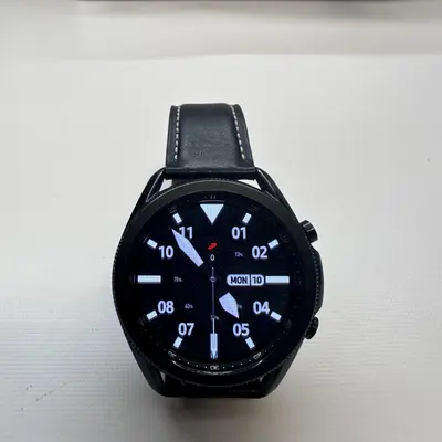 Samsung Galaxy Watch3 SM-R840 45mm Stainless Steel Case with Leather Strap - Thumbnail 3