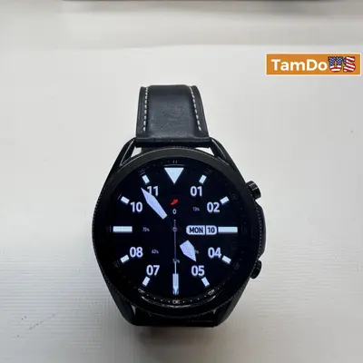 Samsung Galaxy Watch3 SM-R840 45mm Stainless Steel Case with Leather Strap - Thumbnail 7