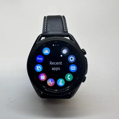 Samsung Galaxy Watch3 SM-R840 45mm Stainless Steel Case with Leather Strap - Thumbnail 4