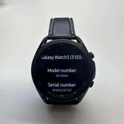 Samsung Galaxy Watch3 SM-R840 45mm Stainless Steel Case with Leather Strap - Thumbnail 5