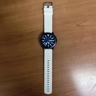 Samsung Galaxy Watch3 SM-R845U (LTE, 45mm) White Sport Band - Thumbnail 6