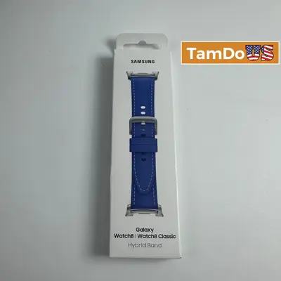 Samsung Galaxy Watch8 Watch8 Classic Hybrid Band Navy M/L ET-SLL50LNEGUJ OEM - Thumbnail 1