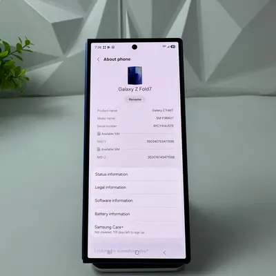 Samsung Galaxy Z Fold7 (SM-F966U) 256GB | Blue Shadow | UNLOCKED - Thumbnail 8