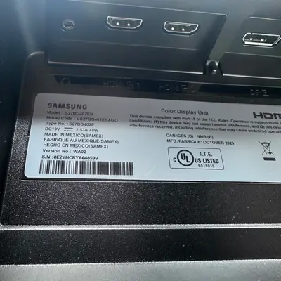 Samsung Odyssey G4 G40B 27" IPS FHD 240Hz 1ms Gaming Monitor LS27BG402EN G-Sync - Thumbnail 7