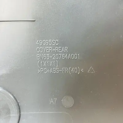 Samsung Odyssey G9 49" Monitor Rear Cover Assembly BN63-20764A001 – Silver - Thumbnail 8