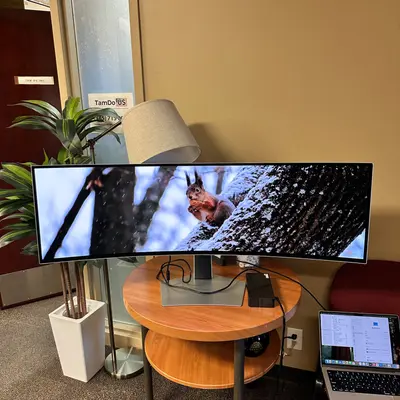 Samsung Odyssey OLED G9 49 Curved Gaming Monitor 240Hz 0.03ms DQHD 5120x1440 - Thumbnail 6