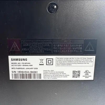 Samsung PS-WF45G Wireless Subwoofer Only for Soundbar System AC 110-120V - Thumbnail 10