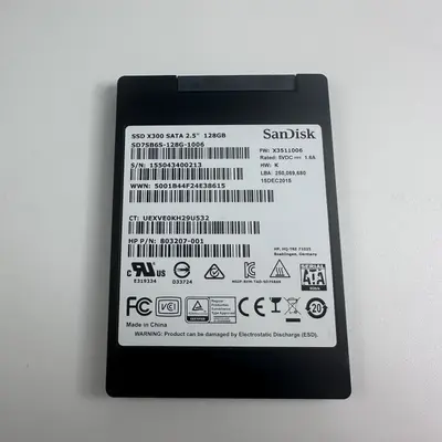 SanDisk X300 128GB 2.5 SATA III SSD SD7SB6S-128G-1006 HP P/N 803207-001 Drive - Thumbnail 4