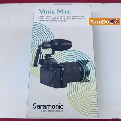 Saramonic Vmic Mini Ultra-compact Camera-Mount Shotgun Microphone - Excellent - Real photo at TamDo.us
