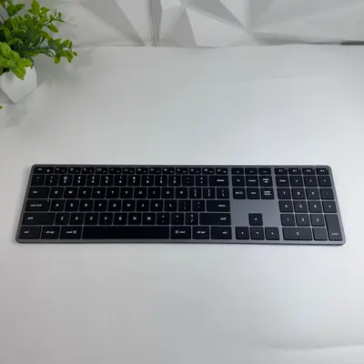 Satechi Slim X3 Bluetooth Backlit Keyboard Space Gray for Mac iPad ST-BTSX3 - Thumbnail 3