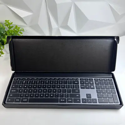 Satechi Slim X3 Bluetooth Backlit Keyboard Space Gray for Mac iPad ST-BTSX3 - Thumbnail 2